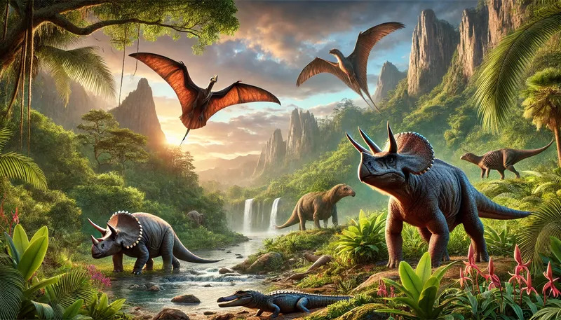 Dinosaurier_Giganten zu Land,Wasser und Luft 